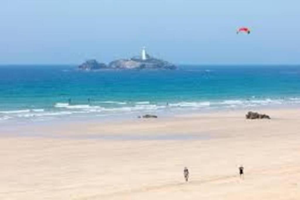 St Ives Apartment Private Parking With Garden 10 Minute Walk Into Town And Beach Luaran gambar