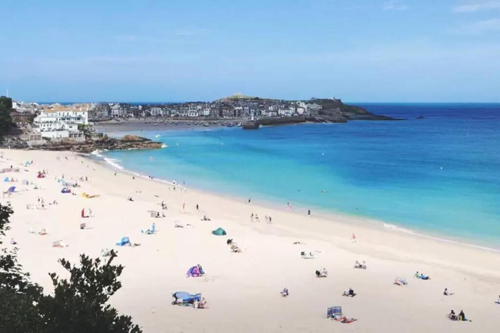 St Ives Apartment Private Parking With Garden 10 Minute Walk Into Town And Beach Luaran gambar