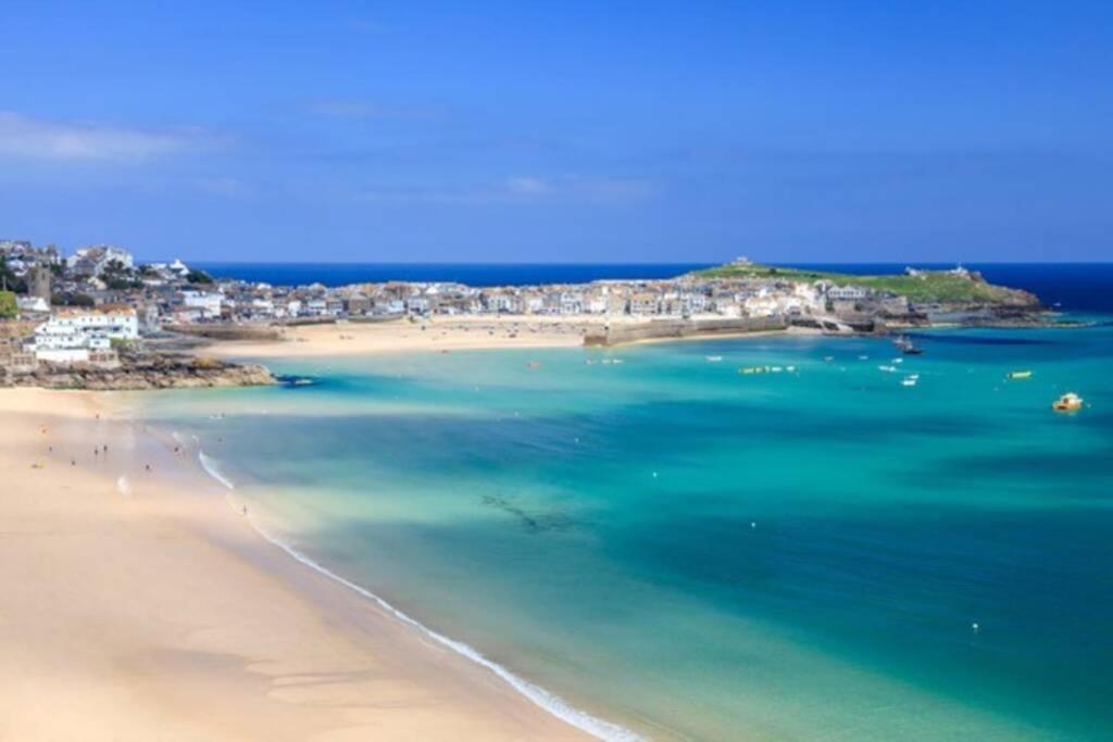 St Ives Apartment Private Parking With Garden 10 Minute Walk Into Town And Beach Luaran gambar